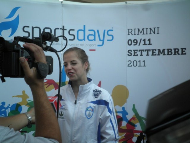 Carolina Kostner madrina ufficiale di Sports Days 2011